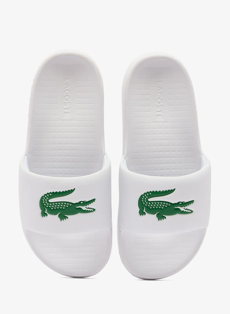 LACOSTE 082-WHT/GRN Core Essentials Slides & Sandals for Women | Best Price UAE