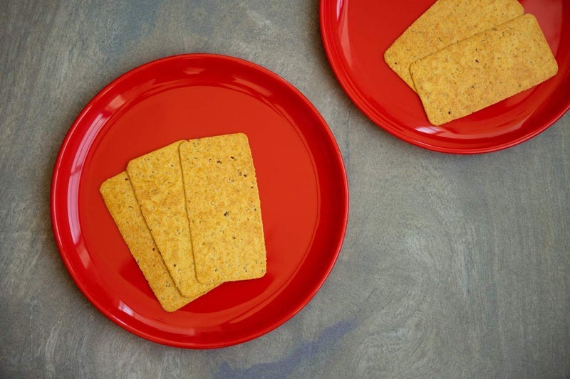 Coolkart Dinner Set 18 Pcs Set Plain Color,Dinner Plate Full Plate 6 pcs,Side Plate 6 pcs,Bowl 6 Pcs (Red) - Image 4