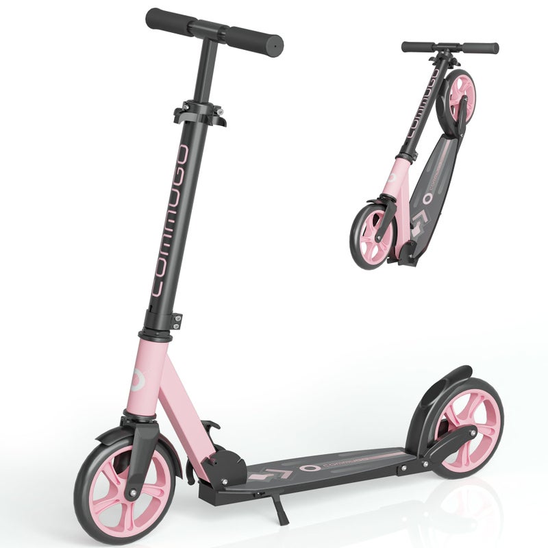 Commugo Kick Scooter for Kids 5-12, Teens, Adults, CPSC Certified Foldable Lightweight Sport Scooter with 8 Inch Wheels, Max Load 240 LBS, Gift for Childs - Image 1