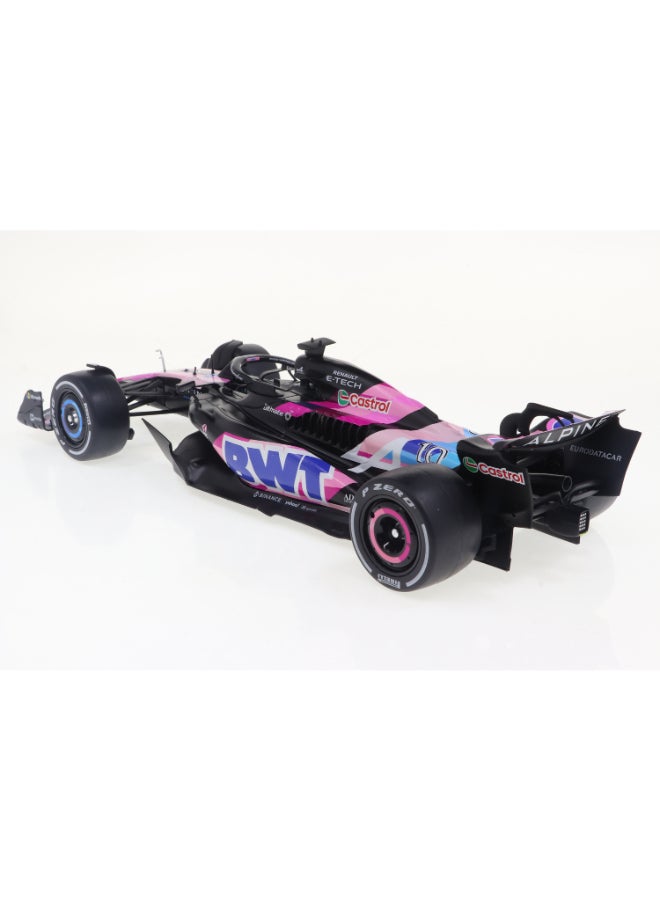 Solido Alpine A524 Presentation Pink P. Gasly 2024 Diecast Model Car, 1:18 Scale Formula 1 Race Car, Directional Wheels, No Openings, Collector Display Model - Image 3