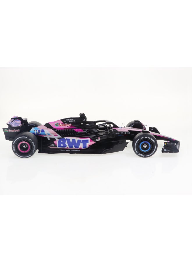 Solido Alpine A524 Presentation Pink P. Gasly 2024 Diecast Model Car, 1:18 Scale Formula 1 Race Car, Directional Wheels, No Openings, Collector Display Model - Image 5