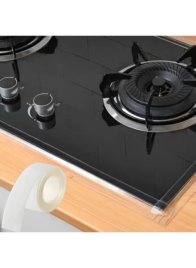 Transparent Silicone Stove Corner Patch Waterproof PVC Tube Wheel Easy Clean - Image 5