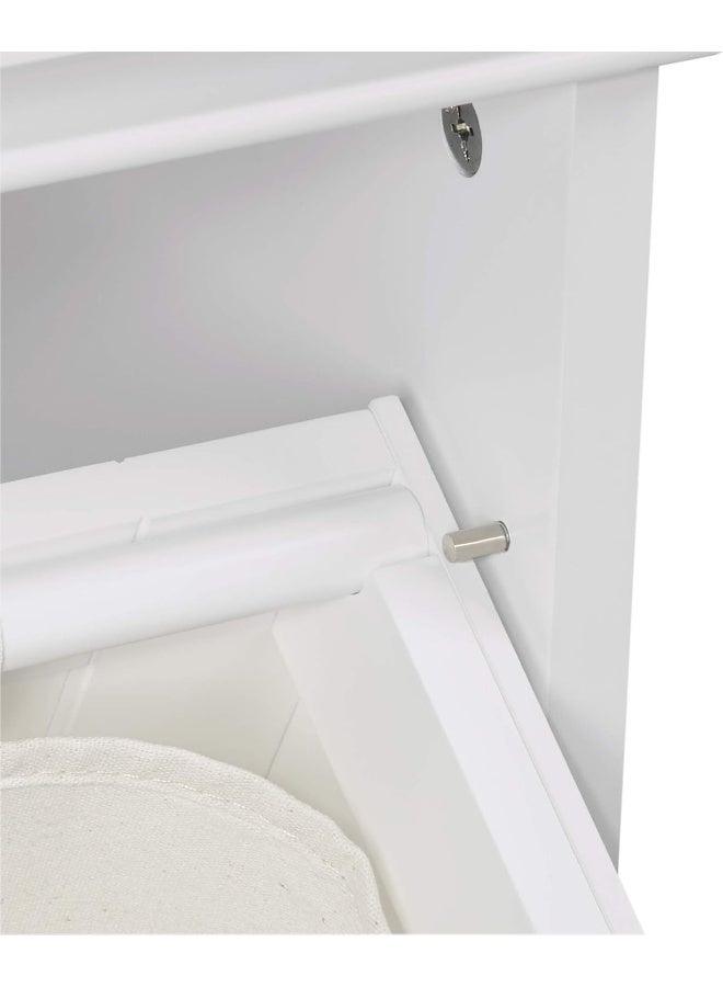 RiverRidge Somerset Tilt-Out Laundry Hamper, White  - Image 5