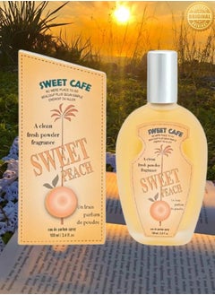 Peach 5 Pieces Sweet Cafe Peach Perfume EDP 100ML  - Image 2
