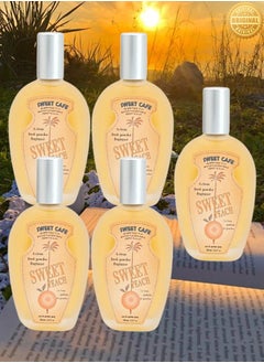 Peach 5 Pieces Sweet Cafe Peach Perfume EDP 100ML  - Image 1