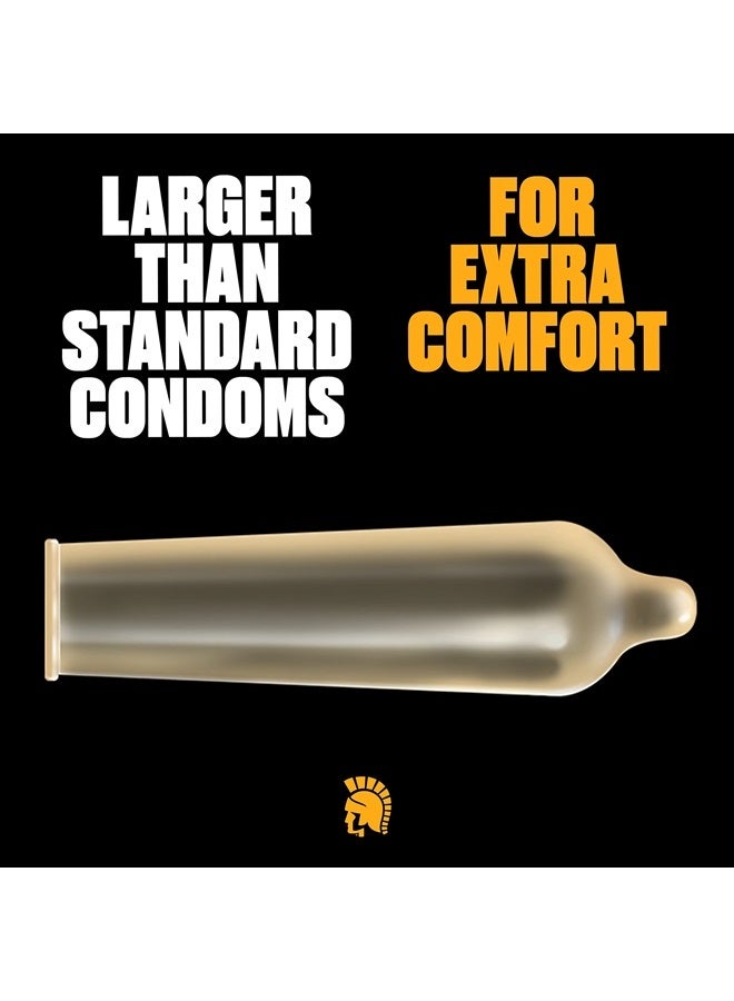 TROJAN Magnum Lubricated Large Condoms, Comfortable and Smooth Lubricated Condoms for Men, America's Number One Condom, 36 Count Pack - Image 2