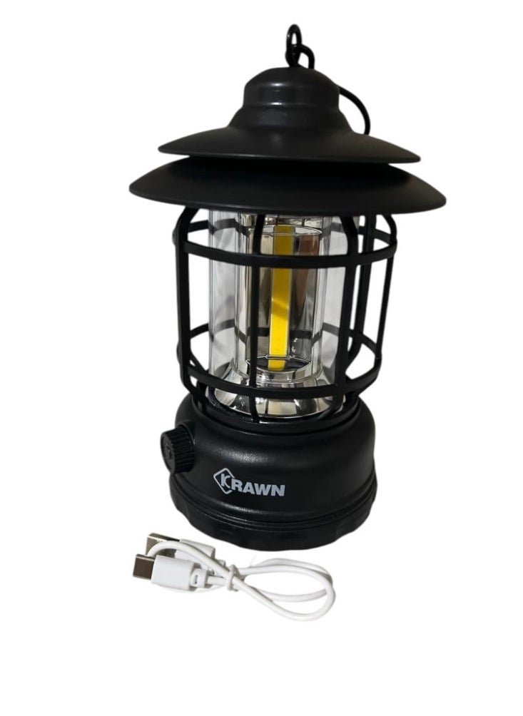 Portable Camping Lamp, Rechargeable, LED Light