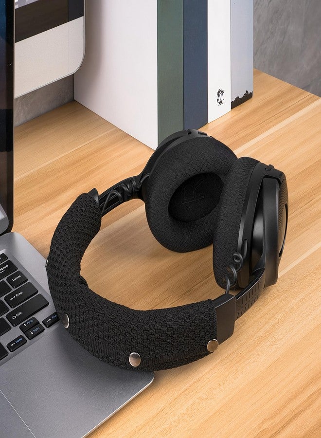Linkidea Headband Protector Compatible with ATH-M50X, HyperX Cloud II, Turtle Beach Stealth 700 Gen 2, Razer Kraken 7.1 V2, Logitech G PRO, Beyerdynamic DT 990 PRO, Philips SHP9500 (Black) - Image 5