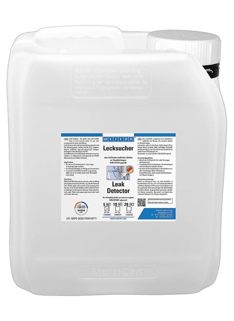 Weicon Leak Detector | 5 L | Fast Detection of Leaks, Cracks, Gas Leaks, and Much More