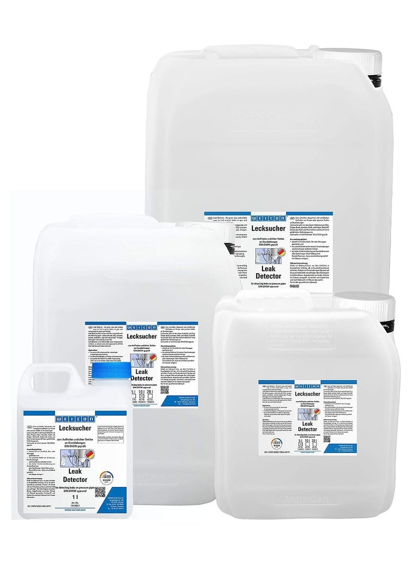 Weicon - Weicon Leak Detector | 5 L | Fast Detection of Leaks, Cracks, Gas Leaks, and Much More - Image 1