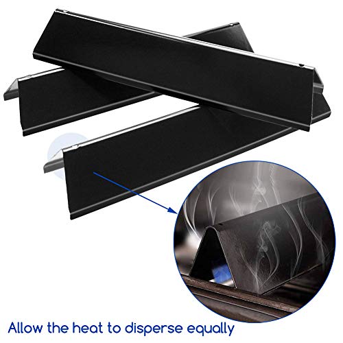 Utheer 7635 Flavorizer Bars 15.3 inch for Weber Spirit I & II 200 Series (2 Burners), Spirit E210 E220 S210 S220 with Front Control Knobs, Grill Replacement Parts for Weber 16 GA ​Porcelain Heat Plate - Image 4
