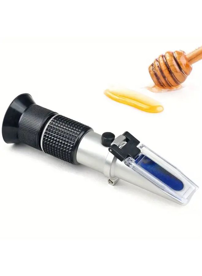 Black 3 in 1 Honey Refractometer for Moisture Brix Baume Beekeeping Maple Syrup - Image 1