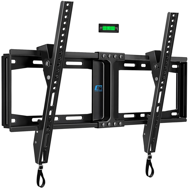 HOME VISION Heavy Duty Tilt TV Wall Mount for Most 3286 Inch Flat TVs Max VESA 600x400mm 165LBS Loading Low Profile Tilting Wall Mount TV Bracket Fits 161824 Inch Studs AntiGlare HV9601