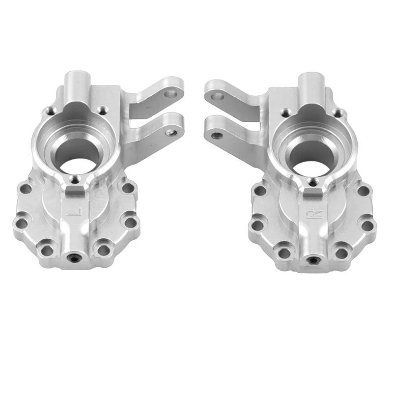 Aluminum Alloy CNC Machined RC Steering Hub Carrier Knuckles Set Silver 8232S - Image 3