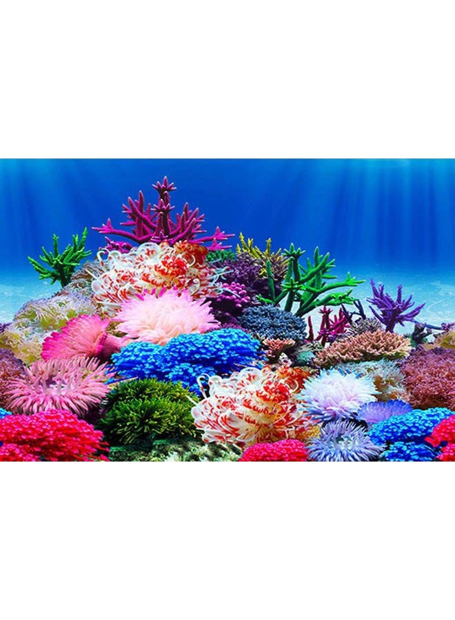 ELEBOX New 20" x 48" Fish Tank Background Stickers Wallpaper 2 Sided Seaweed Water Plants Aquarium Background Decoration - Image 3
