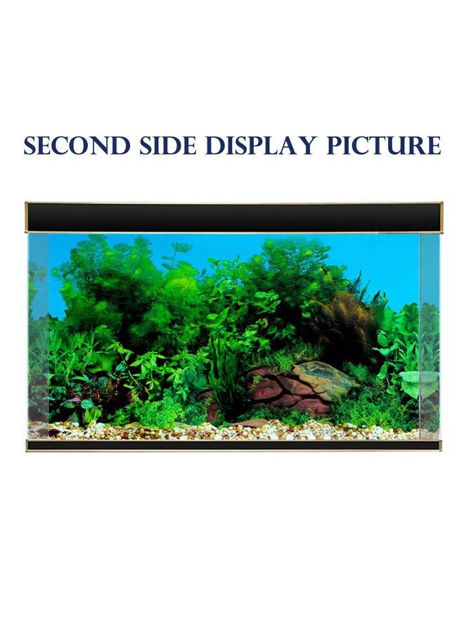 ELEBOX New 20" x 48" Fish Tank Background Stickers Wallpaper 2 Sided Seaweed Water Plants Aquarium Background Decoration - Image 5