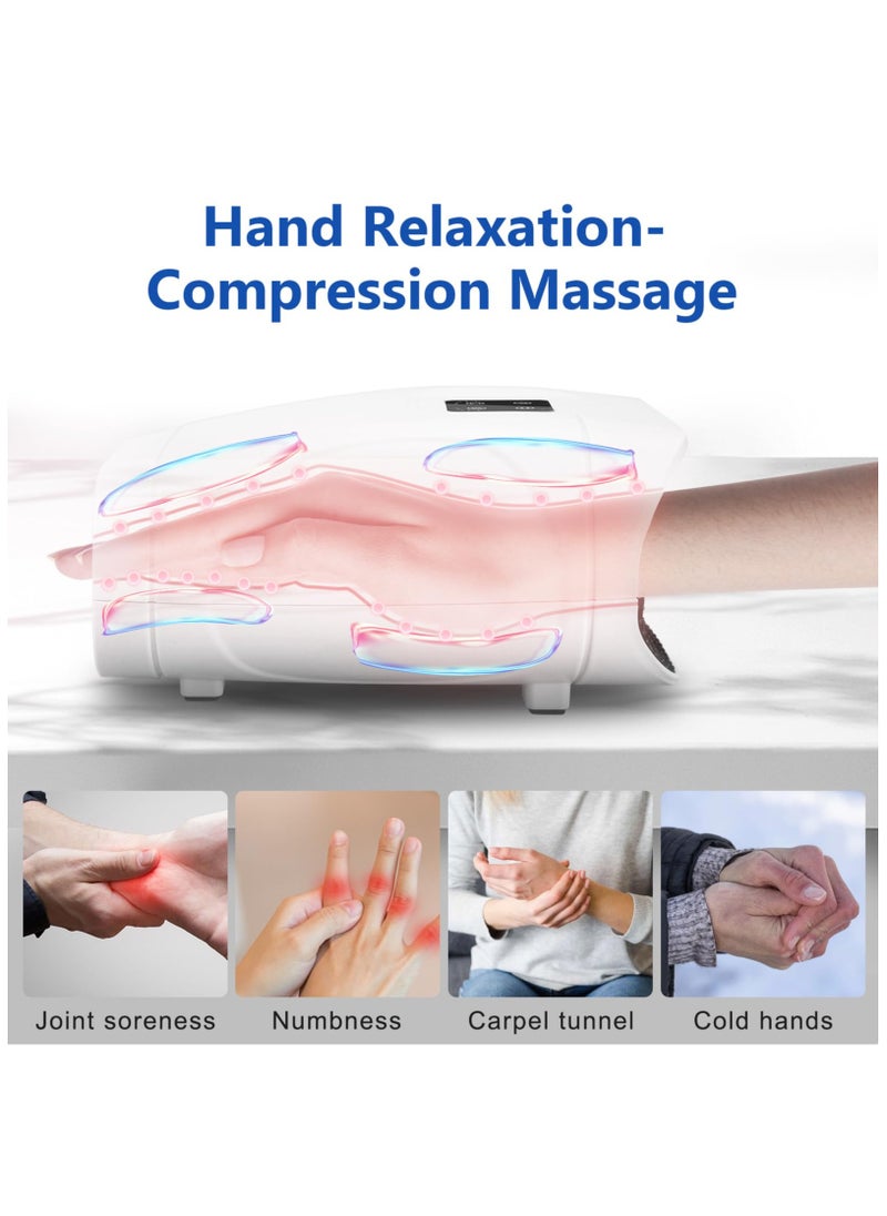 SYOSI Hand Massager, Electric Cordless Hand Massager with Heat and Compression, 5 Levels Therapy, Cordless Hand Massager for Arthritis and Carpal Tunnel, Pain Relief, Palm and Finger Numbness  - Image 4