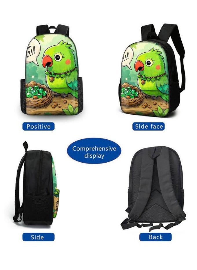The latest universal cartoon new three-piece schoolbag (for students, teenagers, children) - 1115