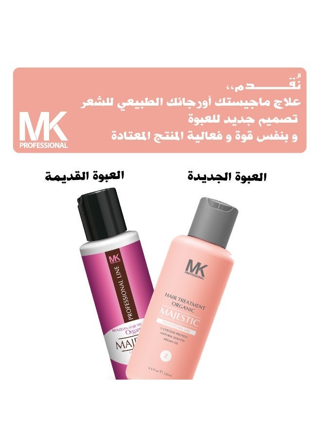 MAJESTIC MK PROFESSIONAL KERATIN Organic Hair Treatment Complete Kit, 125 ml - Image 5