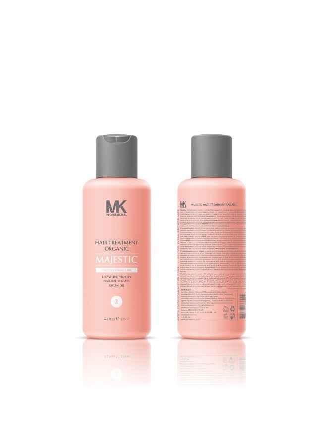 MAJESTIC MK PROFESSIONAL KERATIN Organic Hair Treatment Complete Kit, 125 ml - Image 2