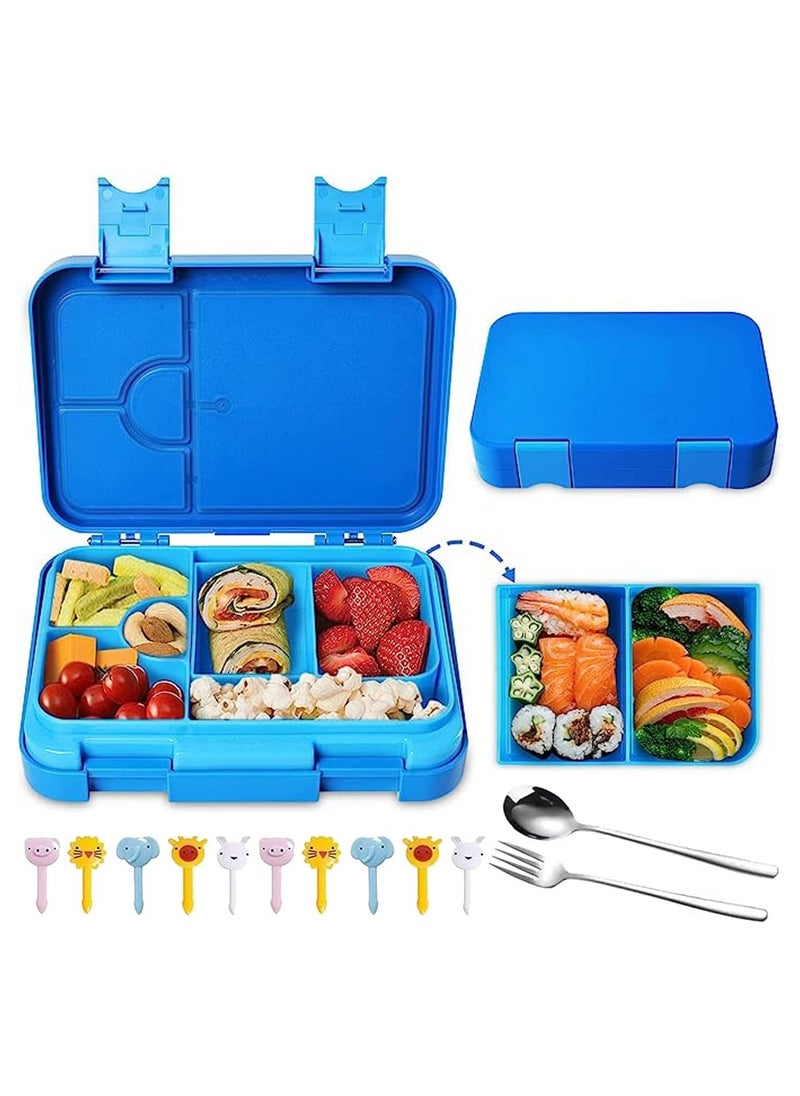 Bento Boxes for Kids and Toddlers,710ml Bento Lunch Box with 6 Compartments,Blue - pzsku/ZDFDF7B14ACCF0372A2DEZ/45/_/1685093654/5bfc176f-9ba4-4ad2-b533-0efe484188b9