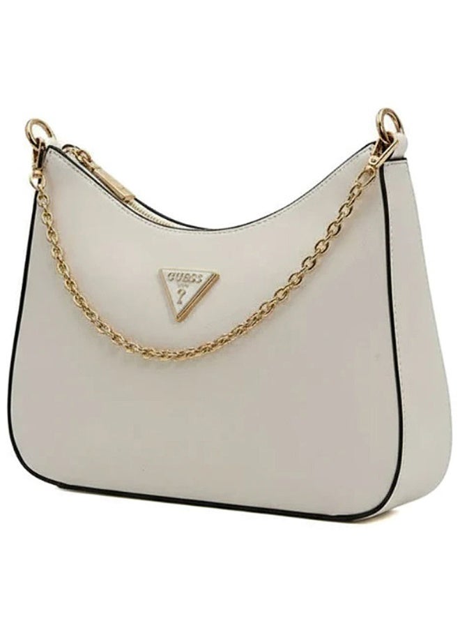 Guess Women's Signature 4G Logo Shoulder Bag with Branded Strap & Detachable Pouch - Image 1