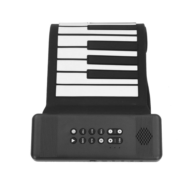 88 مفتاح لوحة مفاتيح بيانو محمولة قابلة للطي مع مكبرات صوت مدمجة و USB و MIDI وبلوتوث للمبتدئين - Image 2