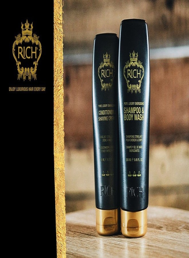 RICH Hair Care Pure Luxury Energizing Shampoo and Body Wash, 8.45 oz. - Image 3
