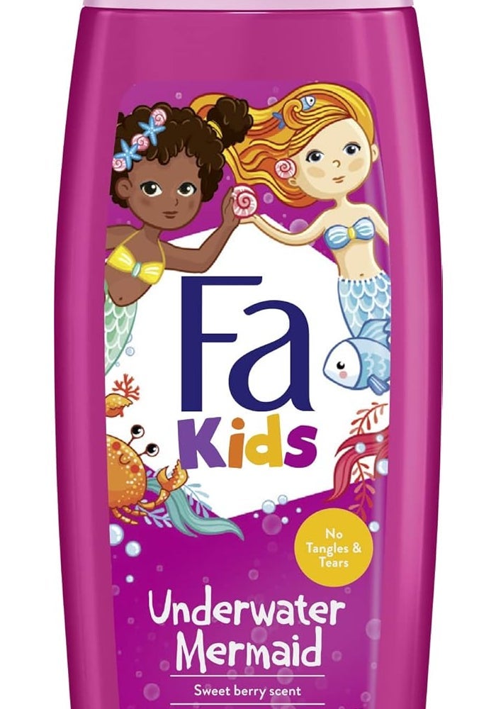 Fa جل استحمام وشامبو فا للأطفال تحت الماء حورية البحر 250 مل - Image 1
