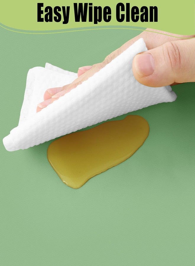 Smiry Disposable Table Cloth - 6 Pack, 54 x 108 Inch Table Cloths for Parties, Decorative Tablecloths for Rectangle Tables, Waterproof Plastic Table Cover, Leakproof & Sturdy, Sage Green - Image 5