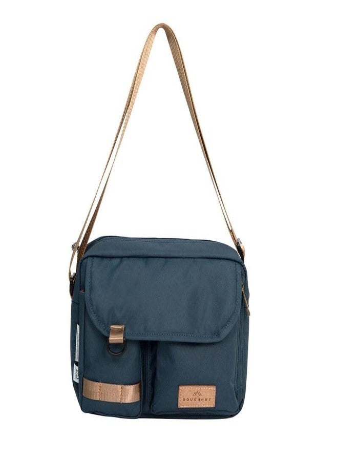 Doughnut Mission Lite Reborn Series 3.5L Crossbody Bag with 9.7" Tablet Compartment, Water-Repellent Finish, and Adjustable Strap (Lake) - Image 1