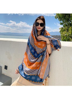 Bluejw Beach Shawl And Wrap For Women Summer Scarfs Cotton And Linen Boho Sunscreen Tassel Fashion Scarves Outdoor Camping Sun Protection Warmth Breathable Blanket  - Image 2