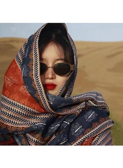 Bluejw Beach Shawl And Wrap For Women Summer Scarfs Cotton And Linen Boho Sunscreen Tassel Fashion Scarves Outdoor Camping Sun Protection Warmth Breathable Blanket  - Image 4