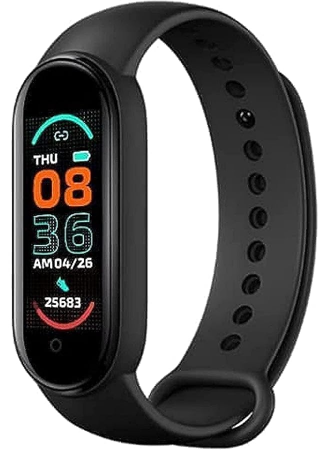 PROMASS Fitness Band, Fitness Tracker HR, Activity Tracker Watch with Heart Rate Monitor, Pedometer IP68 Waterproof Sleep Monitor Step Counter for Women Men… (Black01)