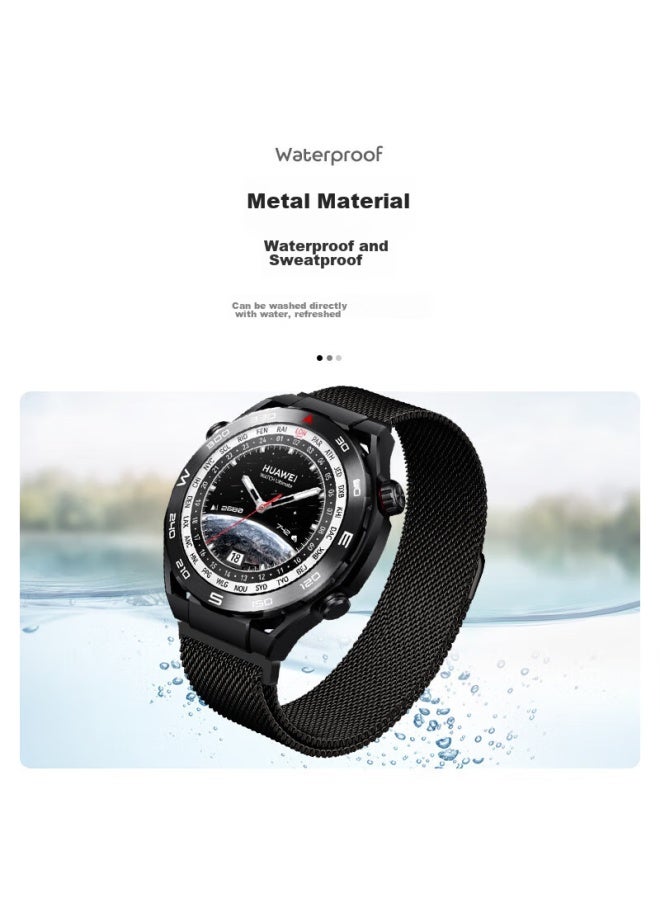 Wei Qiantu Weiqiantu Compatible With Huawei Watch Band, Watch Gt3/gt2/42mm Magnetic Strap, Milan Gt3 Pro/20mm Wristband For Men And Women, 42/43 Dial - Image 3