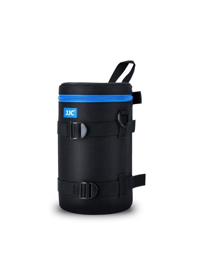 JJC Camera Lens Pouch Case for Canon RF 600mm EF 70-200mm Nikon Nikkor AF-S 70-200mm AF 80-200mm & More, Zipper Polyester Lens Protective Bag Interior Size 4.3x8.9” - Image 1