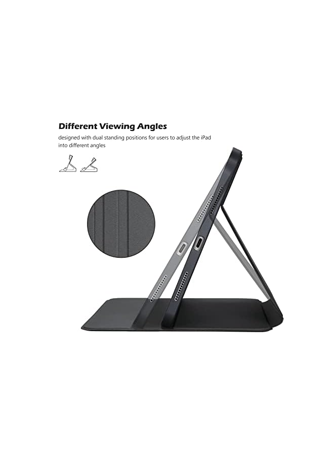 Procases for 2022 iPad 10th Generation Case with Pencil Holder, Slim Stand Protective Folio Book Cover for iPad 10.9 inch 2022 A2696 A2757 A2777 -Black - Image 4