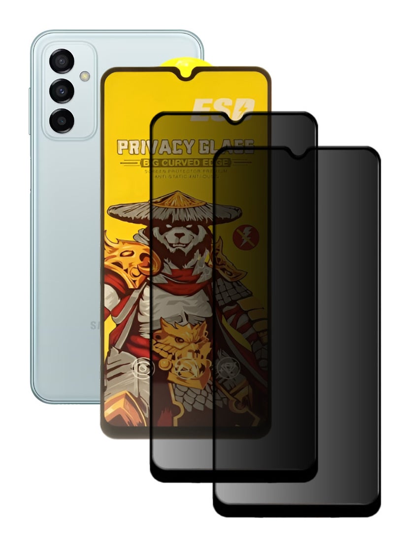 ESD 2 Pieces Tempered Dustproof Privacy Glass Screen Protector Compatible For Samsung Galaxy F23 5G - Image 1