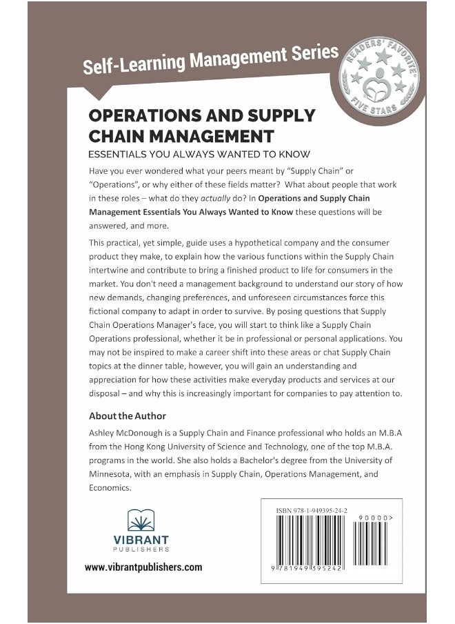 Vibrant Publishers Operations and Supply Chain Management Essentials You Always Wanted to Know (Self-Learning Management Series)  - Image 2