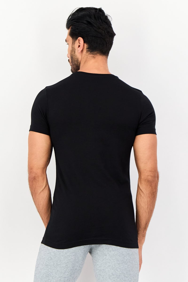 PUMA Men Slim Fit Short Sleeves Outdoor Top, Black - Image 3