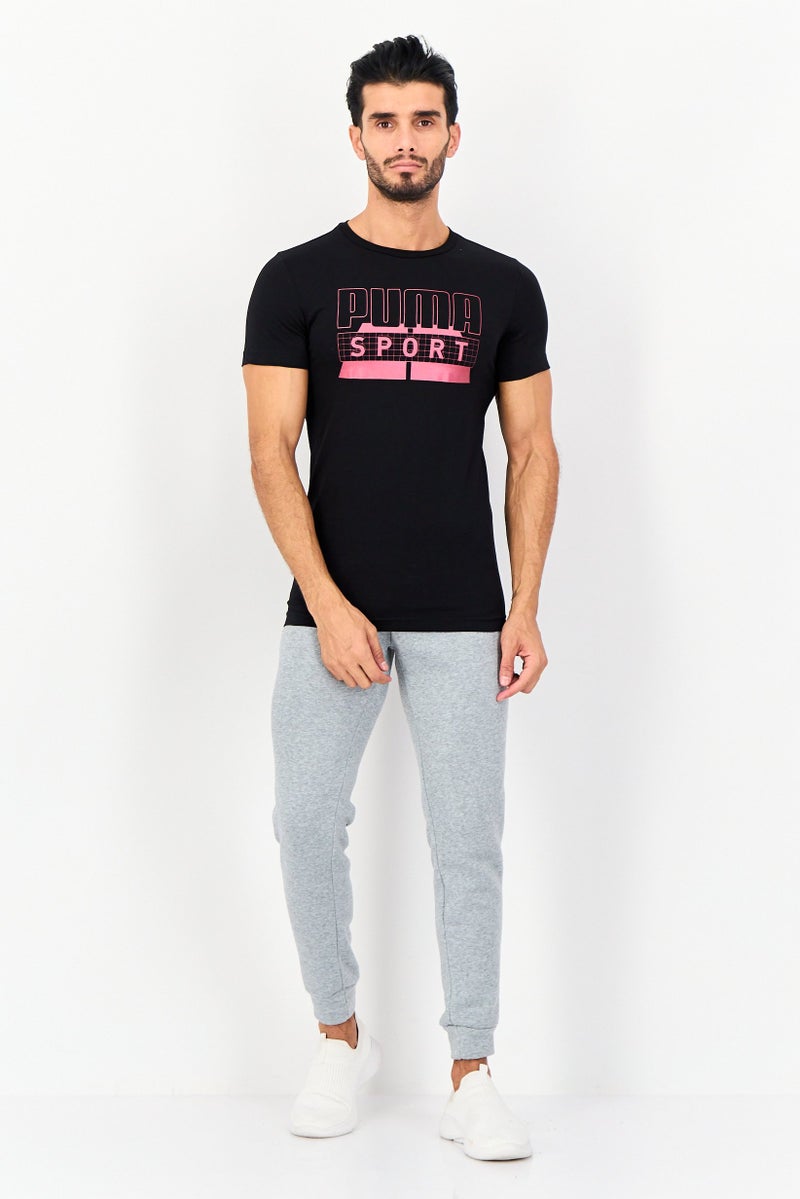 PUMA Men Slim Fit Short Sleeves Outdoor Top, Black - Image 4