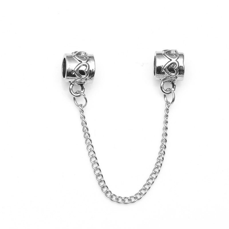 New simple DIY bracelet bracelet safety chain direct wholesale 04 silver