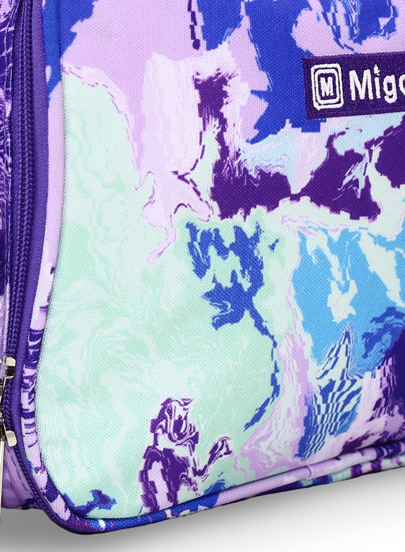 Migo Camouflaged Lunch Bag – Purple - Image 3