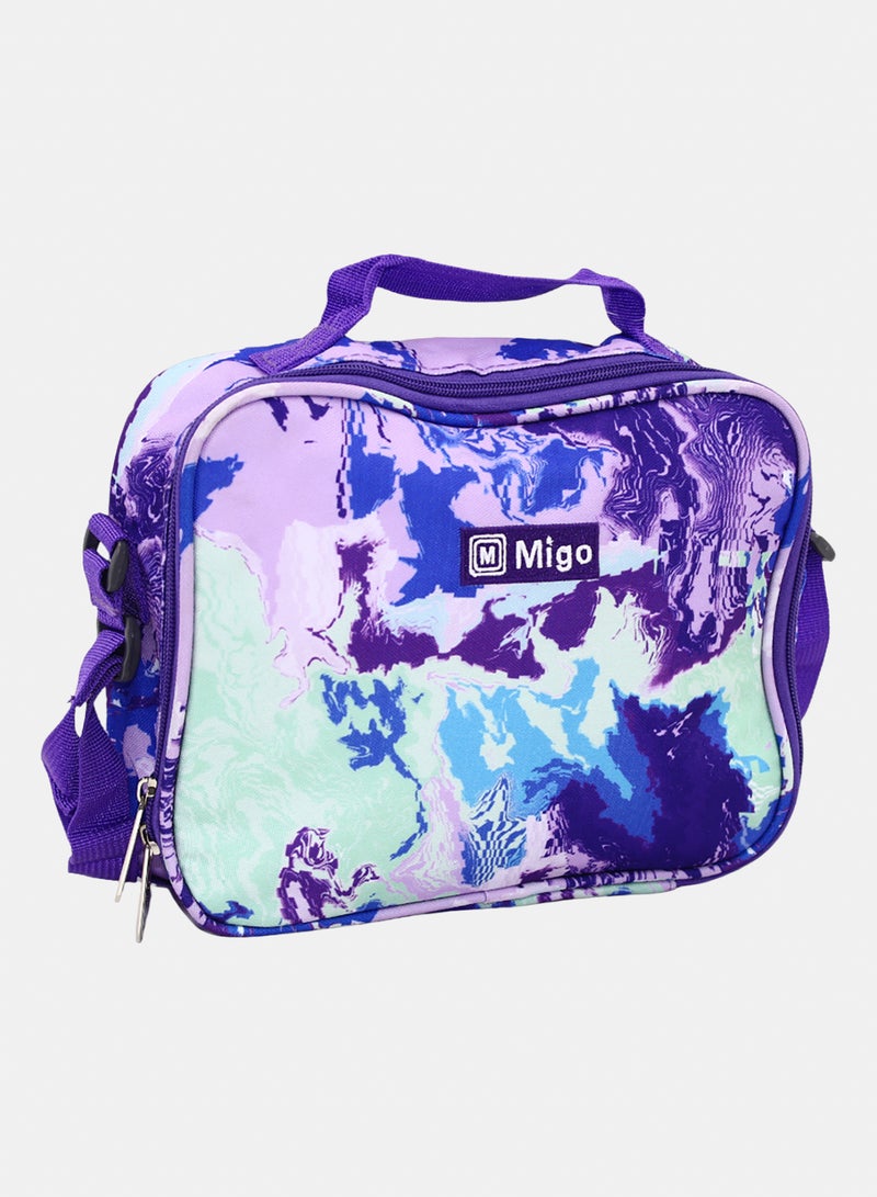 Migo Camouflaged Lunch Bag – Purple - Image 1