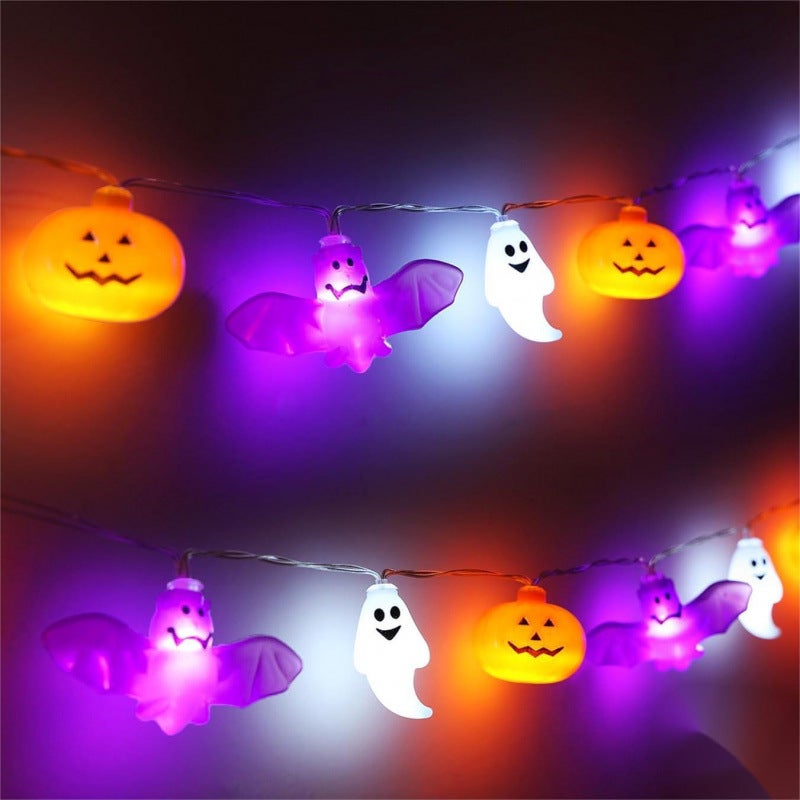 Led  String Lights Pumpkin Lantern Ghost Skull Spider Ghost Festival Waterproof Decorative Lights USB Battery Light String Lighting - Image 5