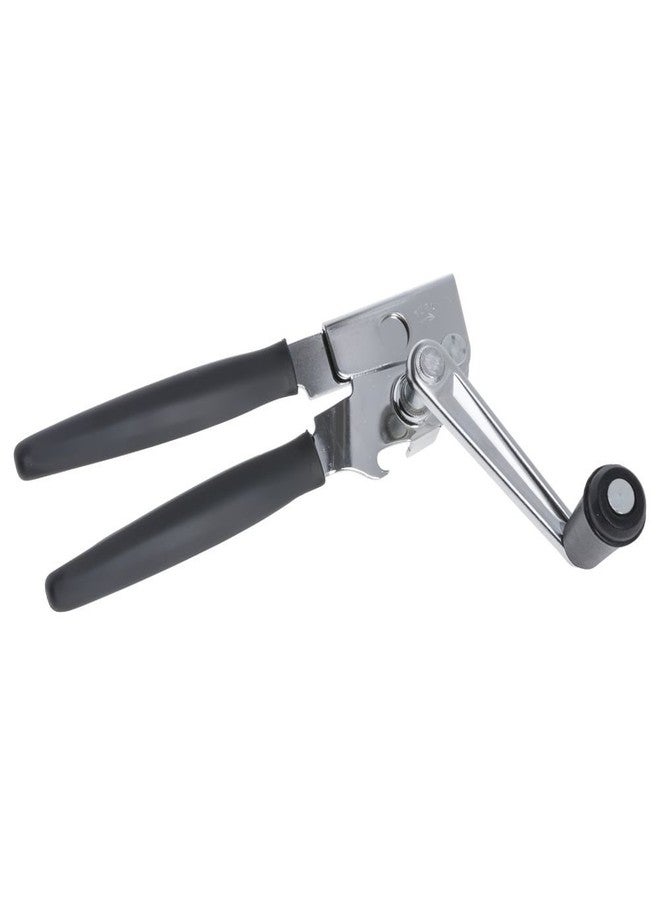 HUBERT Manual Can Opener Stainless Steel Easy Crank-Style - 8 1/4"L x 2 1/4"W x 4 3/10"H - Image 1