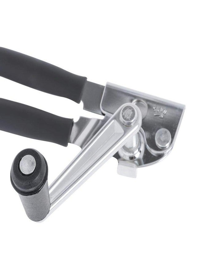 HUBERT Manual Can Opener Stainless Steel Easy Crank-Style - 8 1/4"L x 2 1/4"W x 4 3/10"H - Image 2