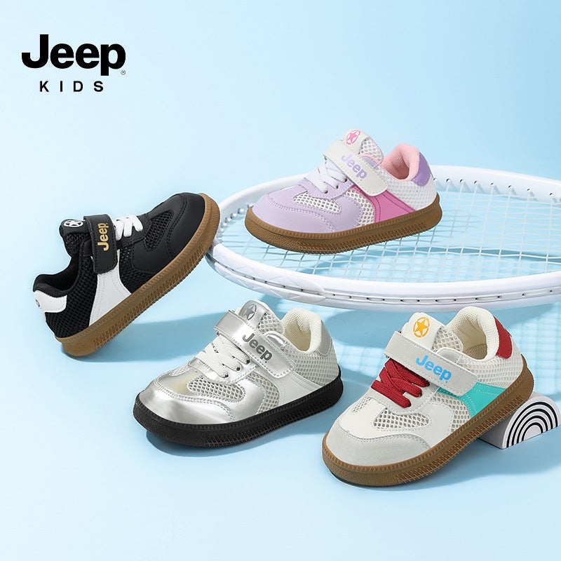 Jeep Children'S Shoes 2025 Comfortable Lightweight Girls Sneaker Convenient Velcro Casual Boys Children - Image 2