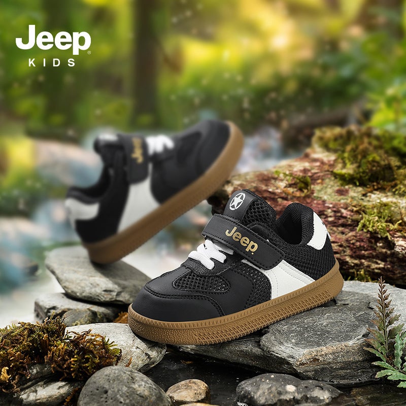Jeep Children'S Shoes 2025 Comfortable Lightweight Girls Sneaker Convenient Velcro Casual Boys Children - Image 3