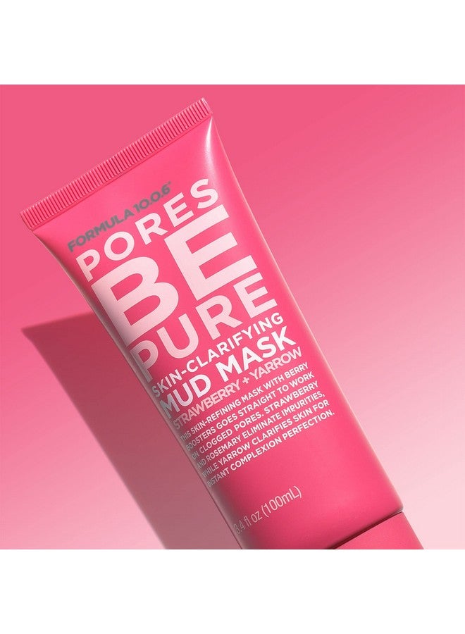 FORMULA 10.0.6 - Pores Be Pure Skin-Clarifying Mud Mask 3.4 fl oz. Unclogs Pores, Removes Impurities for Clear Skin, Vegan, Sulfate-Free & Cruelty-Free - Image 5